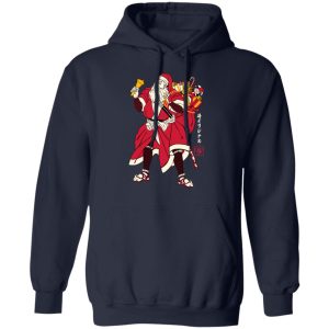 Christmas Santa Samurai T Shirts 7