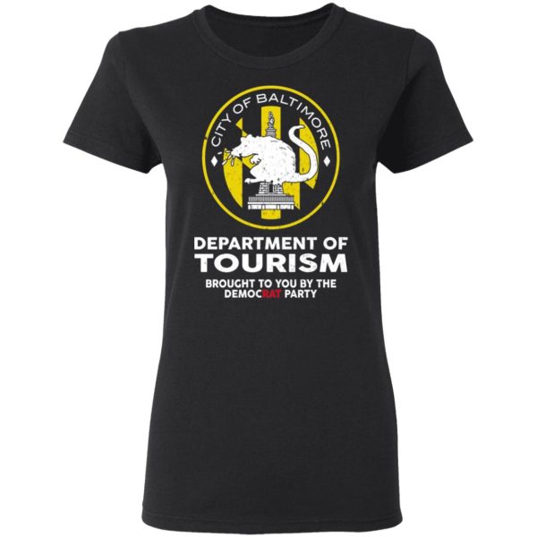 City Of Baltimore Department Of Tourism Shirt