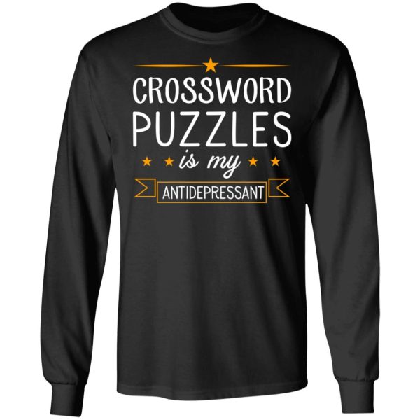 Crossword Puzzles Is My Antidepressant Gaming Shirt