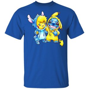 Cute Stitch Pokemon T Shirts 12