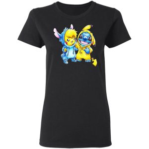 Cute Stitch Pokemon T Shirts 13