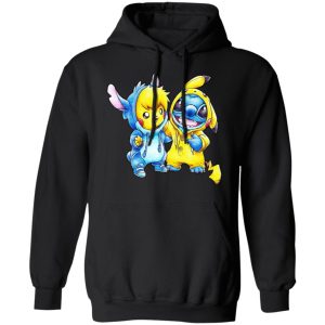 Cute Stitch Pokemon T Shirts 6