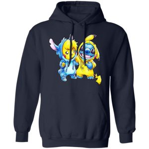 Cute Stitch Pokemon T Shirts 7