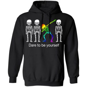 Dabbing Skeleton Dare To Be Yourself T Shirts 6