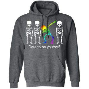 Dabbing Skeleton Dare To Be Yourself T Shirts 8