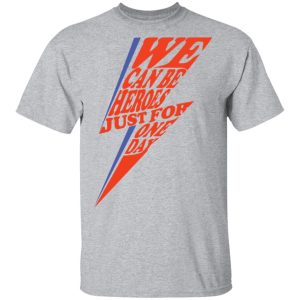 David Bowie We Can Be Heroes Just For One Day T Shirts 9