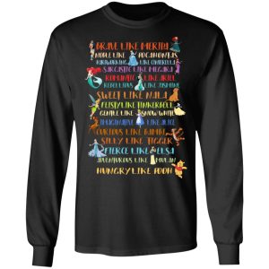 Disney Princess Brave Like Merida Noble Like Pocahontas T Shirts Hoodies Sweater 5