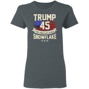 Donald Trump 45 Find Your Safe Place Snowflake Shirt 2