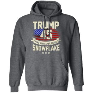 Donald Trump 45 Find Your Safe Place Snowflake Shirt 8