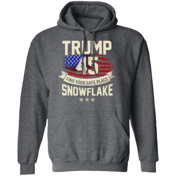 Donald Trump 45 Find Your Safe Place Snowflake Shirt