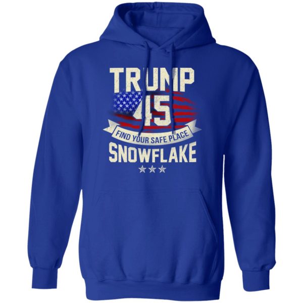 Donald Trump 45 Find Your Safe Place Snowflake Shirt