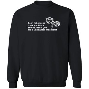 Dont Let Anyone Treat You Like A Pothos Baby You Are A Variegated Monstera T Shirts Hoodie Sweater 11