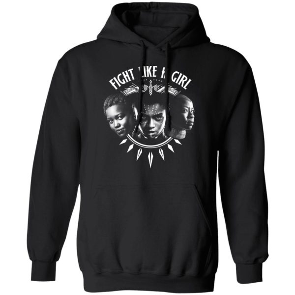 Fight Like A Girl – Shuri, Okoye And Nakia T-Shirts