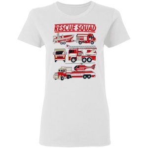 Fire Truck Rescue Squad T Shirts Hoodies Sweater 11