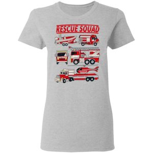 Fire Truck Rescue Squad T Shirts Hoodies Sweater 12