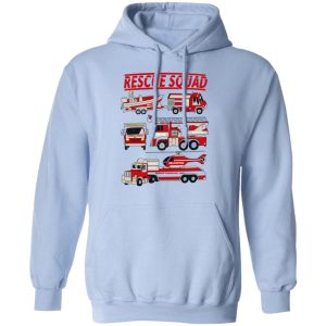 Fire Truck Rescue Squad T Shirts Hoodies Sweater 4