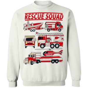 Fire Truck Rescue Squad T Shirts Hoodies Sweater 6