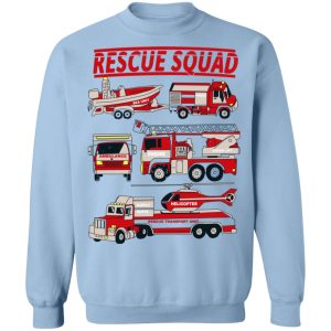 Fire Truck Rescue Squad T Shirts Hoodies Sweater 7