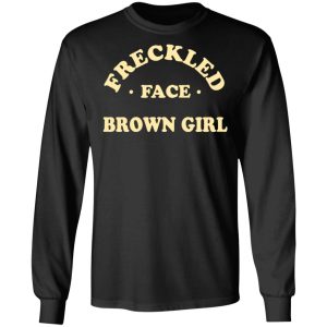 Freckled Face Brown Girl Shirt 5