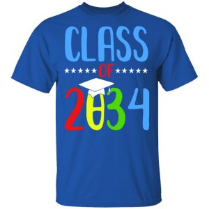 Grow With Me First Day Of School Class Of 2034 Youth T Shirts 12