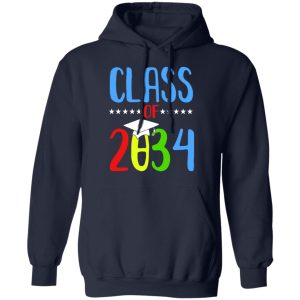 Grow With Me First Day Of School Class Of 2034 Youth T Shirts 7