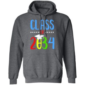 Grow With Me First Day Of School Class Of 2034 Youth T Shirts 8