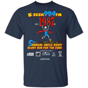 KSESH 994FM 1987 5th Annual Uncle Ricky Lunt Run For The Cure T Shirts Hoodies Long Sleeve 11