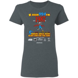 KSESH 994FM 1987 5th Annual Uncle Ricky Lunt Run For The Cure T Shirts Hoodies Long Sleeve 2