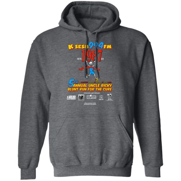 K.SESH 99.4FM 1987 5th Annual Uncle Ricky Lunt Run For The Cure T-Shirts, Hoodies, Long Sleeve