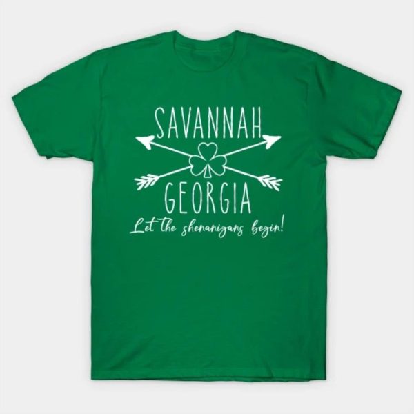 Savannah Georgia St Patricks Day T-Shirt