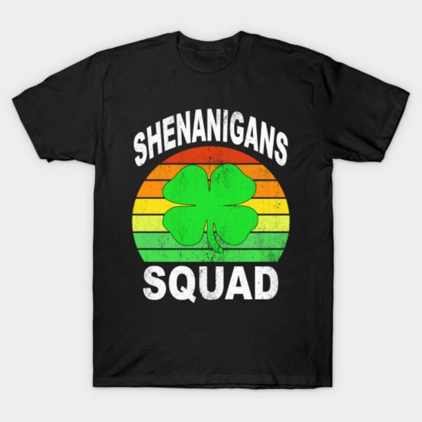 Shenanigans Squad Vintage St. Patrick’s Day T-shirt