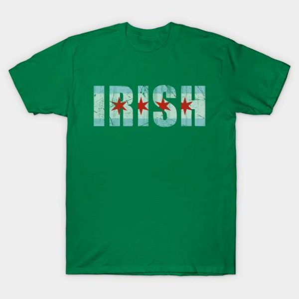 St. Patrick’s Day Irish Chicago flag t-shirt