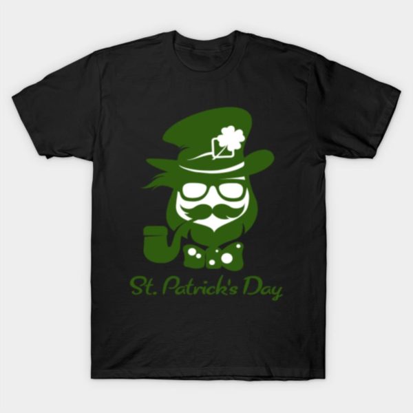 St Patricks Day Leprechaun Smoking T-shirt