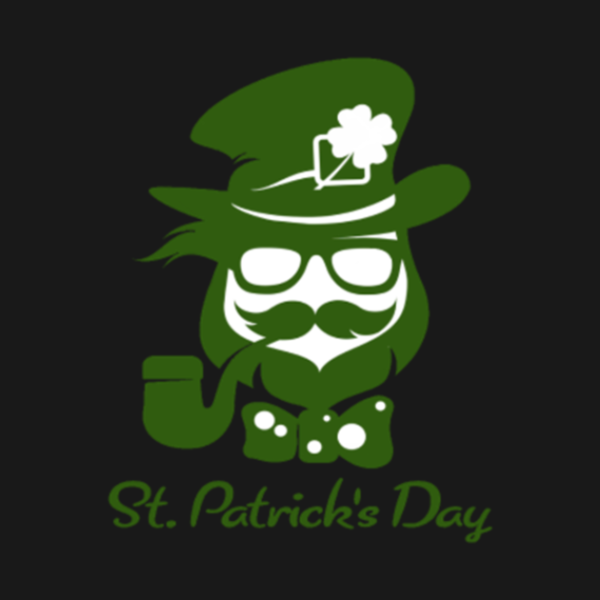 St Patricks Day Leprechaun Smoking T-shirt