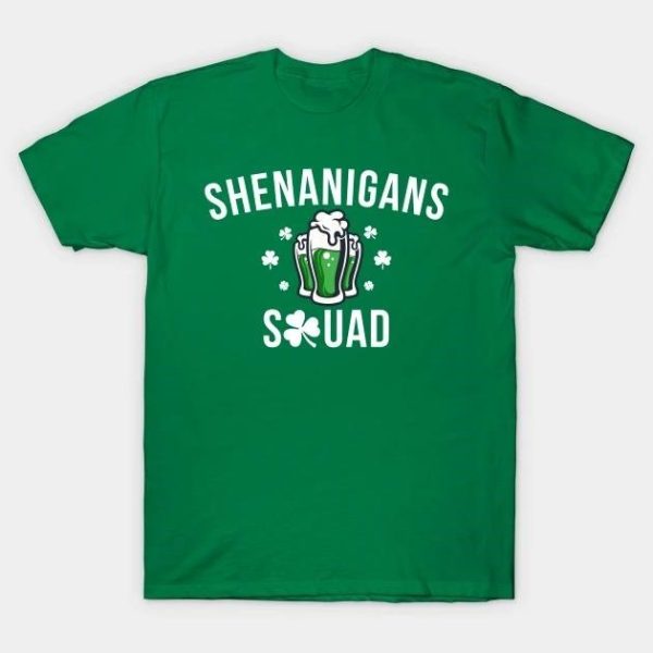 St. Patrick’s Day Shenenigans Squad Irish Beer T-shirt