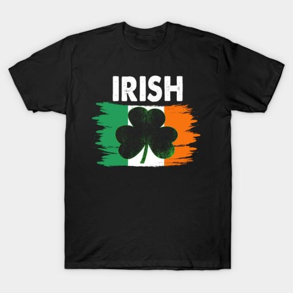 St. Patrick’s Day clover Irish flag t-shirt