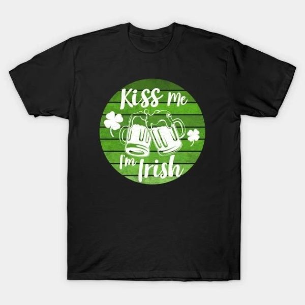 St. Patrick’s Day kiss me I’m Irish beer T-shirt