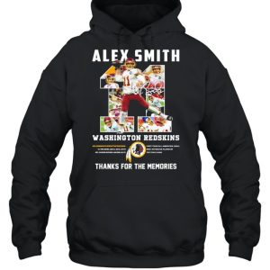 11 Alex Smith Washington Redskins Thank You For The Memories Signature Shirt 5