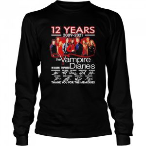 13 years 2009 2022 the Vampire Diaries 8 season 171 episodes thank you for the memories shirt 3