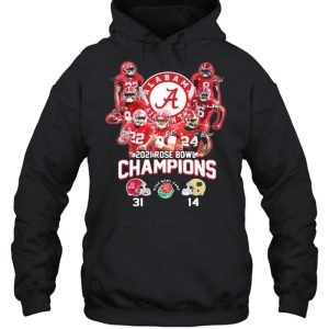 2021 Alabama Crimson Tide Rose Bowl Champions Shirt 5