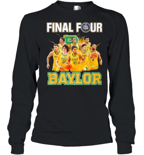 2021 Men’s Basketball Final Four Baylor shirt