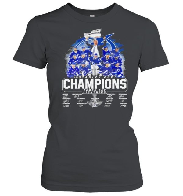 2021 stanley cup tampa bay lightning teams shirt