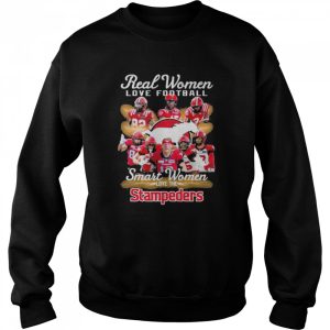 2022 real Women love Hockey smart Women love the Calgary Stampeders 2022 signatures shirt 4