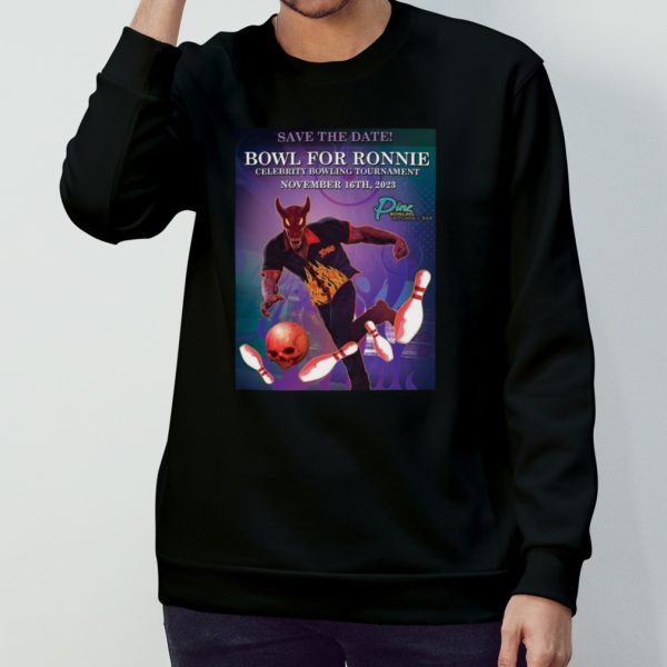 2023 Bowl For Ronnie James Dio Celebrity Bowling Party Announced T-Shirt