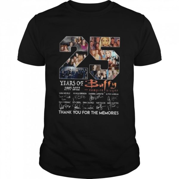 25 Years Of Slayer Memories Buffy shirt