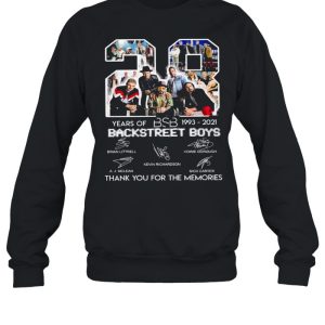 28 Years Of BSB 1993 2021 Backstreet Boys Thank You For The Memories Shirt 4