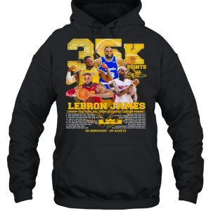 35k Points Lebron James 3rd Nba All Time Scoring Leader 9k Rebounds 9k Assists Shirt 5