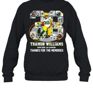 38 Tramon Williams super bowl XLV champion thanks for the memories shirt 4