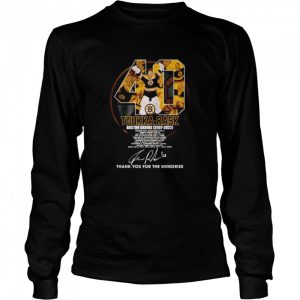 40 Tuukka Rask Boston Bruins 2007 2022 thank you for the memories shirt 3