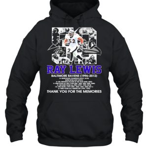 52 Ray Lewis Baltimore Ravens 1996 2012 Thank You For The Memories Shirt 5